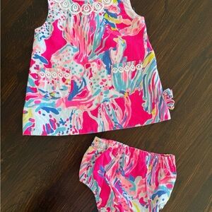Lilly Pulitzer Diaper Cover set size 3-6M